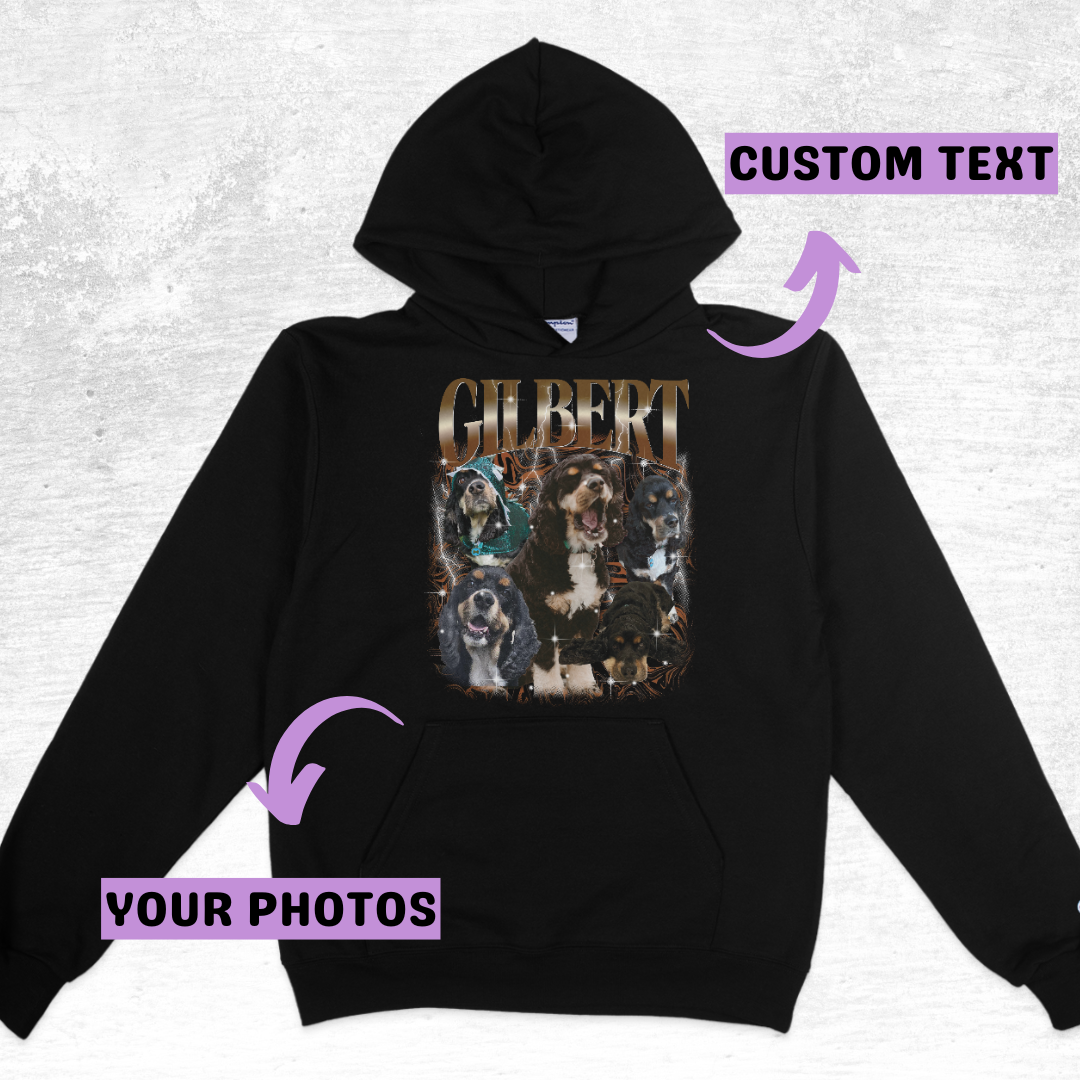 Custom Retro 90s Rap Hoodie