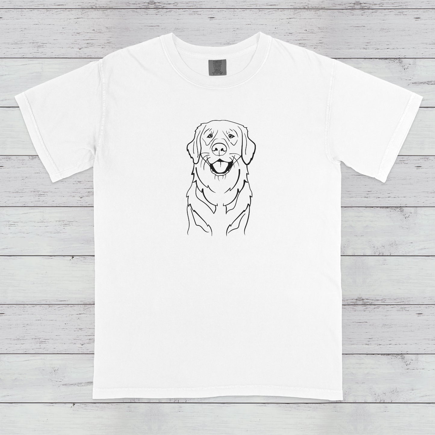 Custom Pet Lineart T-Shirt
