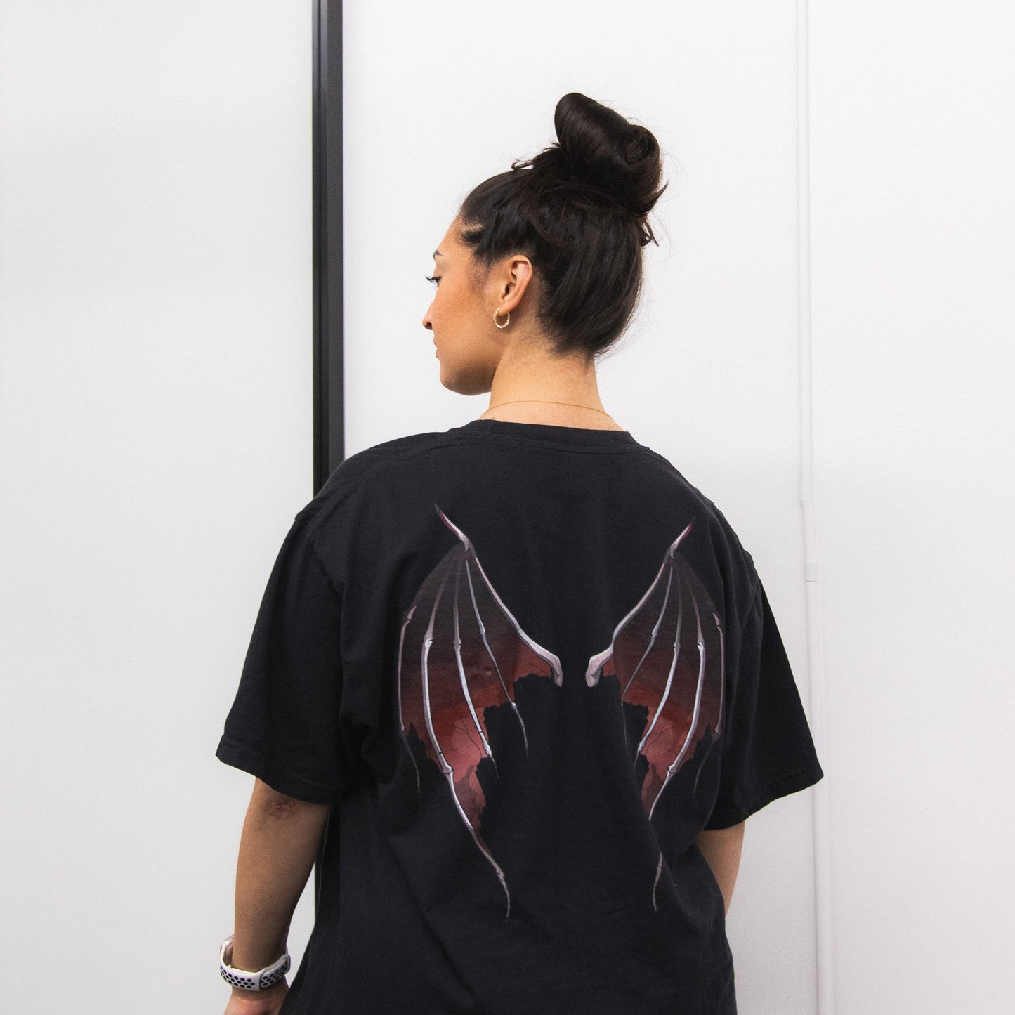 back day model back lats wings