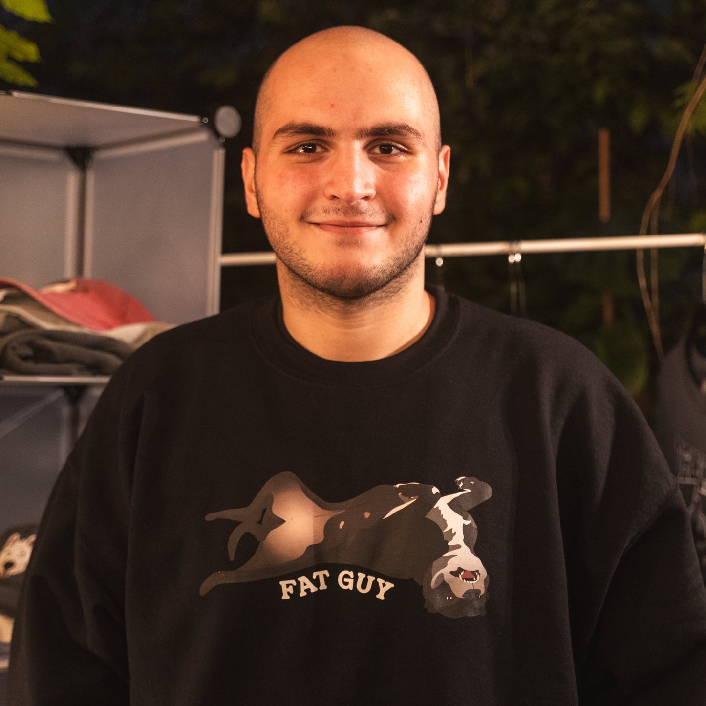 pet portrait crewneck custom
