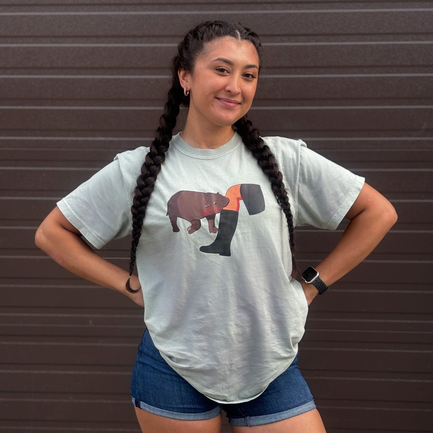 Moo Deng Baby Hippo Shirt