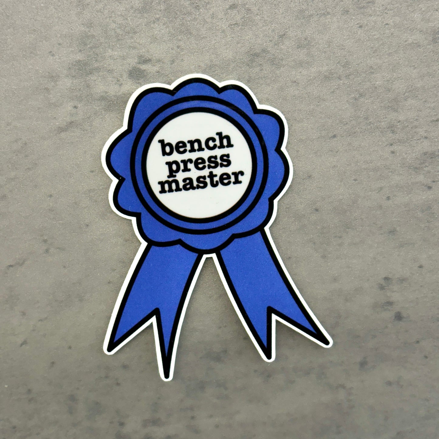 Bench Press Master Award Sticker