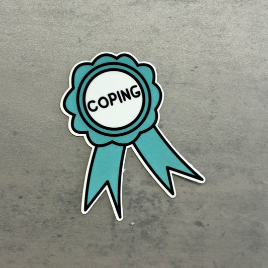 Coping Award Sticker