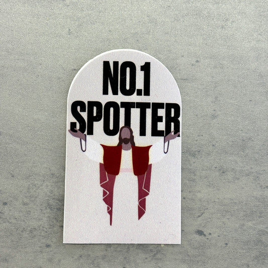 No. 1 Spotter Sticker