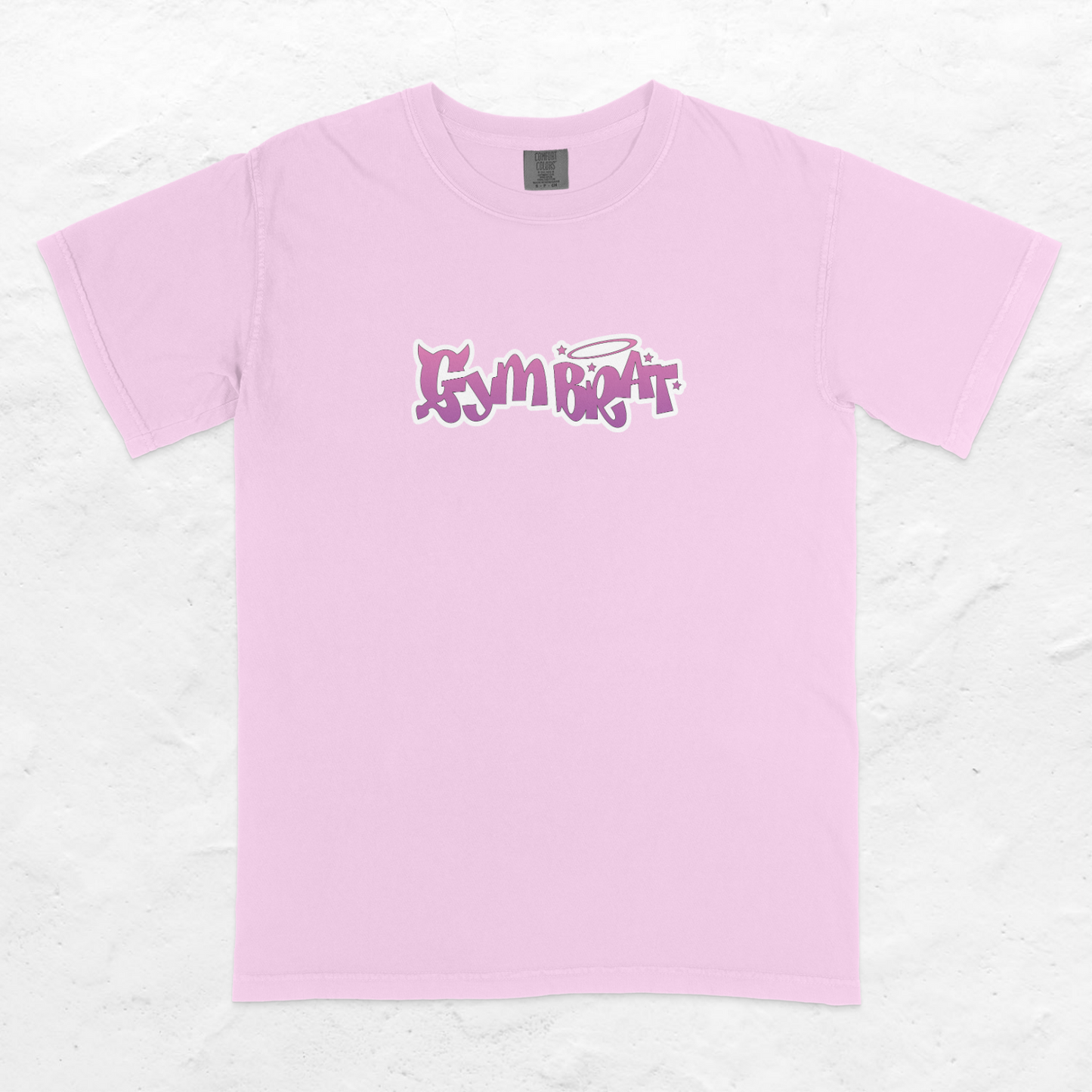 gym brat pink shirt
