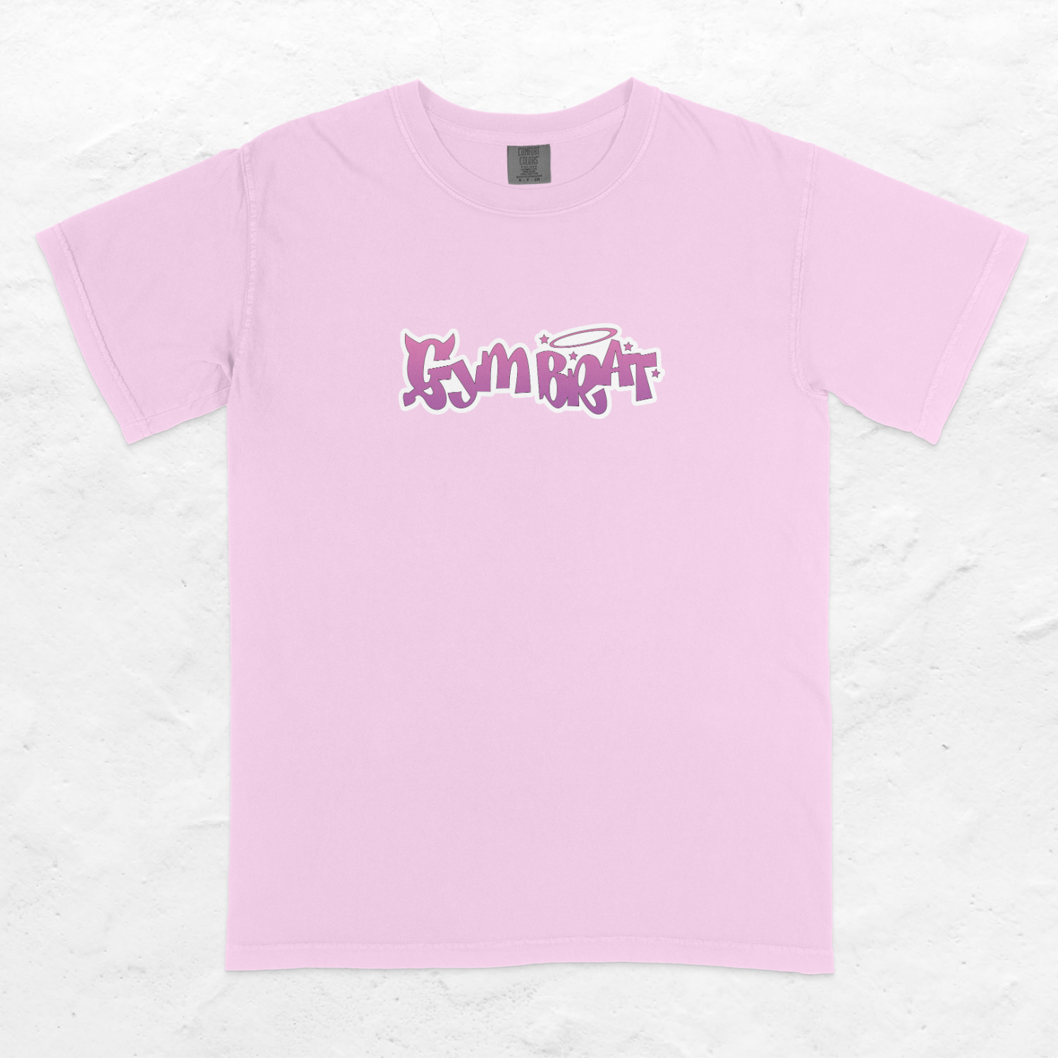 gym brat pink shirt